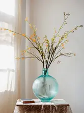 禅スタイルの大きな造花枝【春秋カラー・日本風・インテリア用】