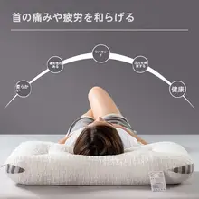 低反発マッサージピロー【首サポート・快適睡眠・男女兼用・2個セット】