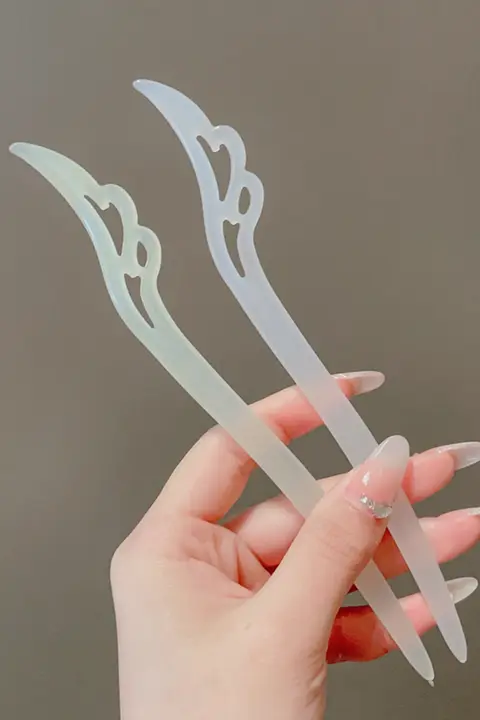 新中式ヘアピン【古風・シンプルデザイン・高級感のあるチャイナドレス用ヘッドアクセサリー】