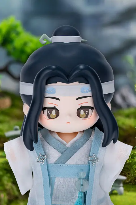 魔道祖師のキャラクター人形【アニメフィギュア・ブルー・ブルー忘機】
