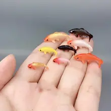 水槽用ミニチュア小魚模型【デスクトップ装飾・手作りサンドボックス用】
