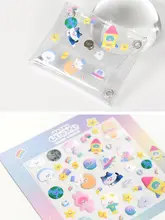 女の子用 ジェリースタイルのシール【手帳やスマホのデコレーションに最適】