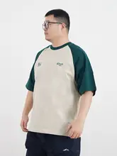 純綿 Tシャツ【肩回りゆったり・半袖・バイカラー】