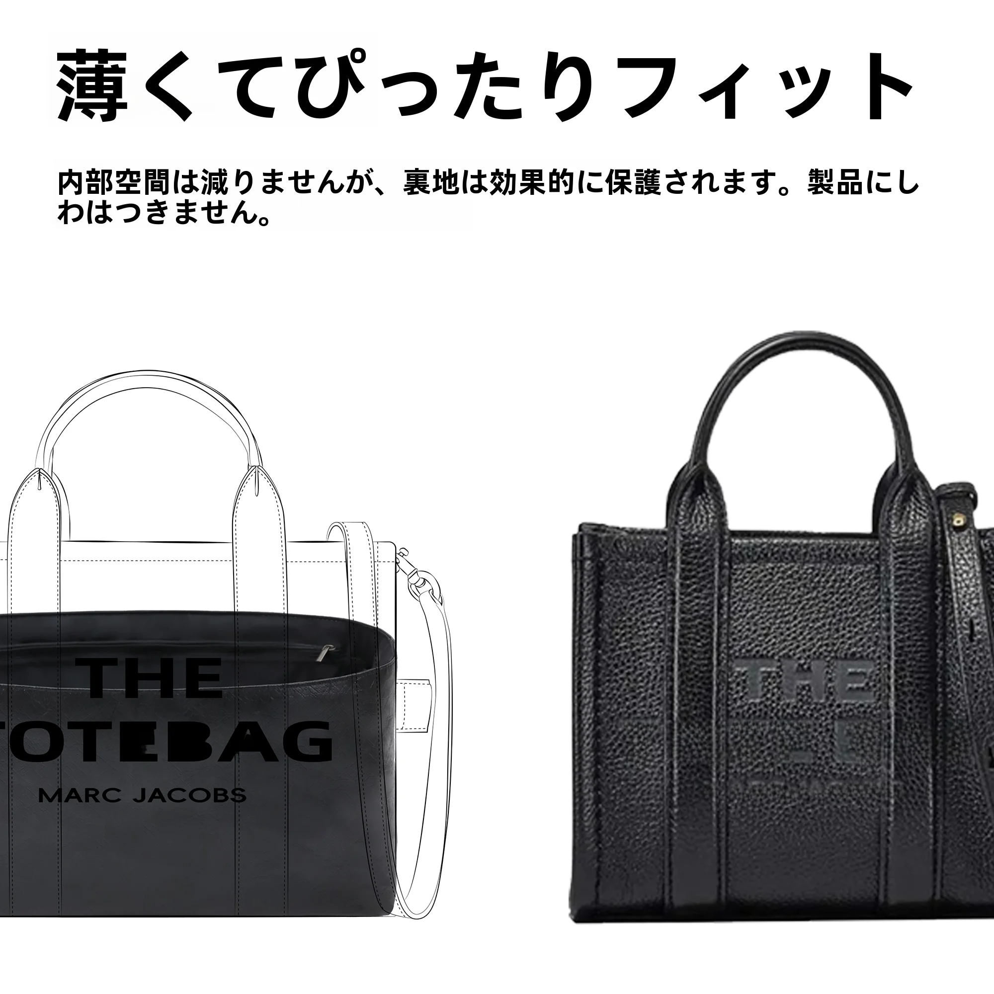 A4縦型トートバッグとしてのデュポン紙インナーバッグ付きトートバッグの実用性と設計分析