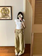 分割デザインの重ね着Tシャツ【女性・韓国系・ファッション・小型サイズ】（セットアップ対応）