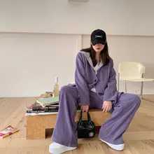 コーデュロイジャケット【春用・カジュアル・ストレートパンツ】（セットアップ対応）