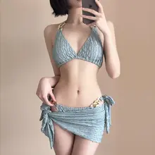 ビキニ水着【セクシー・ビーチリゾート・3点セット】（セットアップ対応）