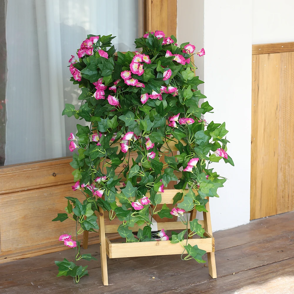 あつ森 つる どうじゅう：壁面装飾用の人工フラワー ヒルガオ風つる植物の実用性と使い方