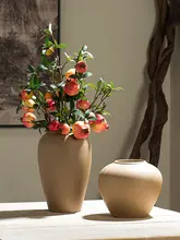 景徳鎮製 陶器の水栽培花瓶【レトロデザイン・インテリア装飾用・テーブル向け】