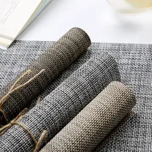 PVC製 子供用テーブルマット【リネン風・耐熱・プレート・ボウル用・西洋料理用】