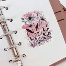 油絵風シンプル手帳用テープ【大きなカラーブロック・デコレーション用】