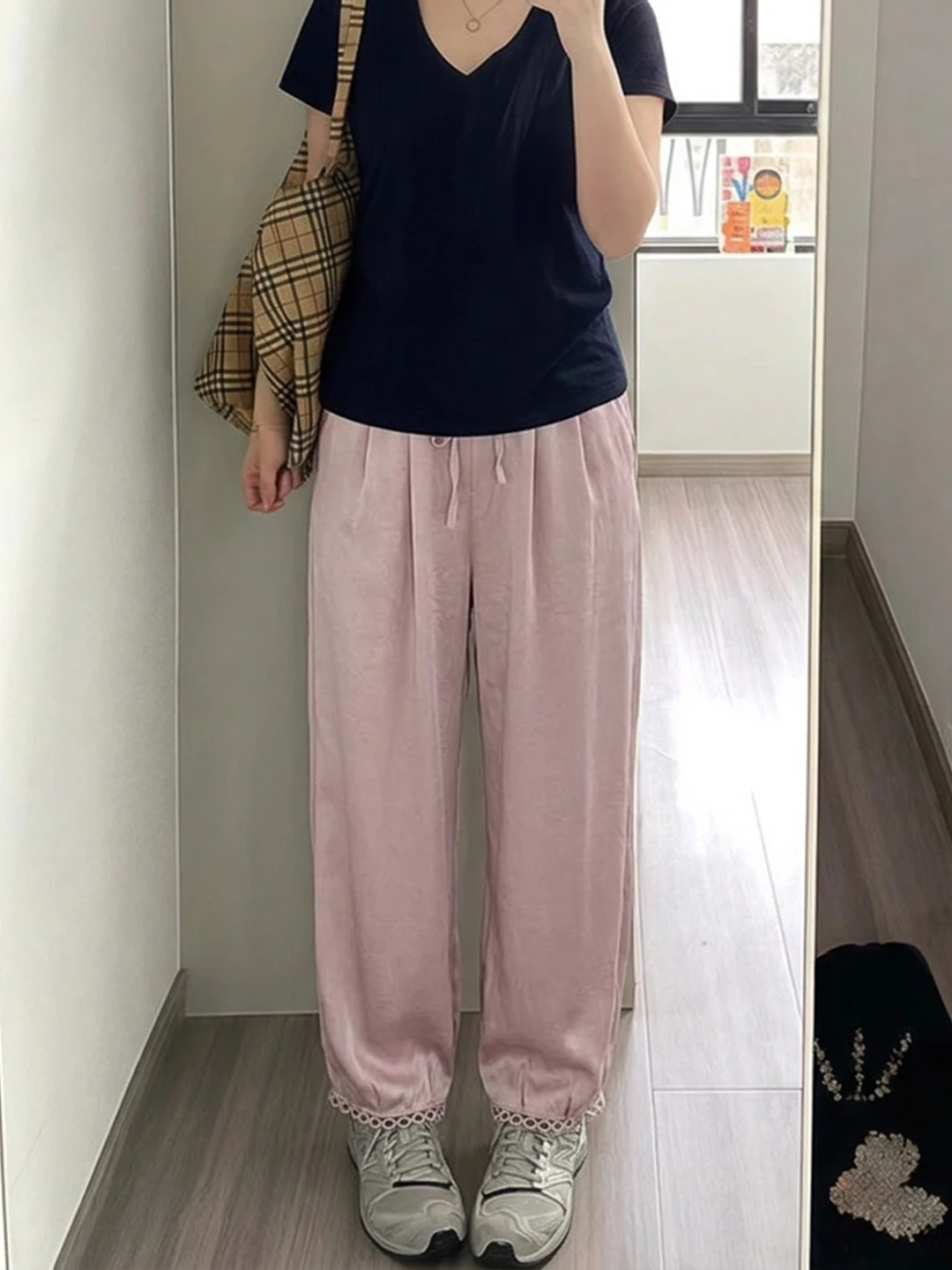 快適で軽やか！大きいサイズの薄手ストレートパンツは通販で安いおすすめ品か