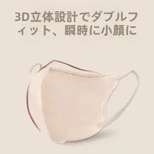 立体防護マスク【快適フィット・耳が痛くならないデザイン】（セットアップ対応）