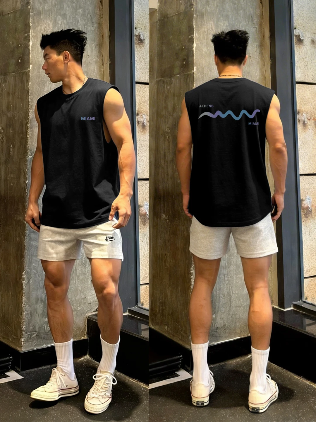 無地tシャツを選ぶべきタイミングは？夏の日常に最適な「タンクトップ」の選び方