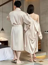 春秋用 セクシーキャミソールナイトドレス【レディース・アイスシルク・ルームウェア】（セットアップ対応）