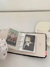 星形デザインのプラッシュカメラアルバム【3インチ・シングルページ・アイドルカード収納】