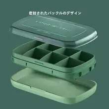 携帯用ミニ7日間薬ケース【大容量・密封収納・コンパクト】
