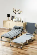 折りたたみベッド シングルベッド 昼寝ベッド 家庭用 オフィス用 大人用 多機能 チェア