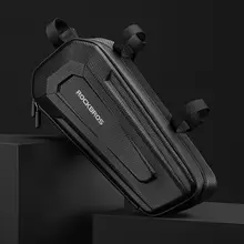 ロックブラザーズ バイク用ハードシェル三角バッグ【前梁取り付け式・ツーリング用】