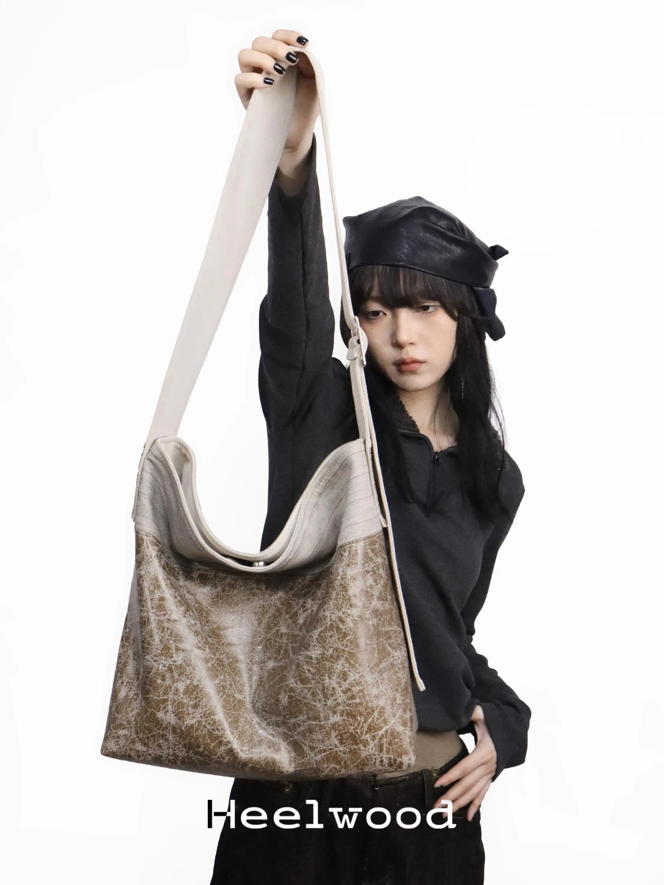 新中式デザインの調節可能なショルダーバッグ【漱石・中号】：レディースショルダーバッグブランド2026の品質と実用性を検証