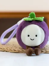 面白いドラゴンフルーツのぬいぐるみキーホルダー【プレゼントやバックアクセサリーに最適】