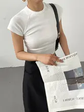 AcupStudio レディース 夏用 スリムフィット 短袖Tシャツ【セクシーデザイン・ゆったりシルエット】
