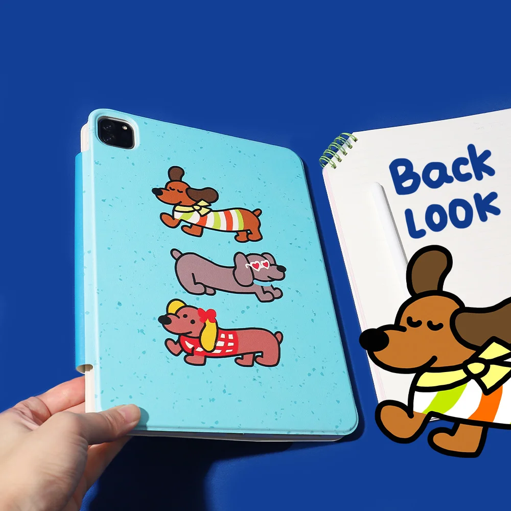 iPad ProやAirを守るのに、どんなケースがおすすめ？和風猫とソーセージ犬のマグネットケースが意外に人気