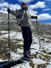 雪靴 男性 冬季 ハイカット フリース 裏地 厚手 保温 厚底 滑り止め