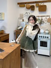 高級感あるデザインのシャツベストとハイウエストスカート【夏用・ファッション・多様なスタイルに対応】（セットアップ対応）