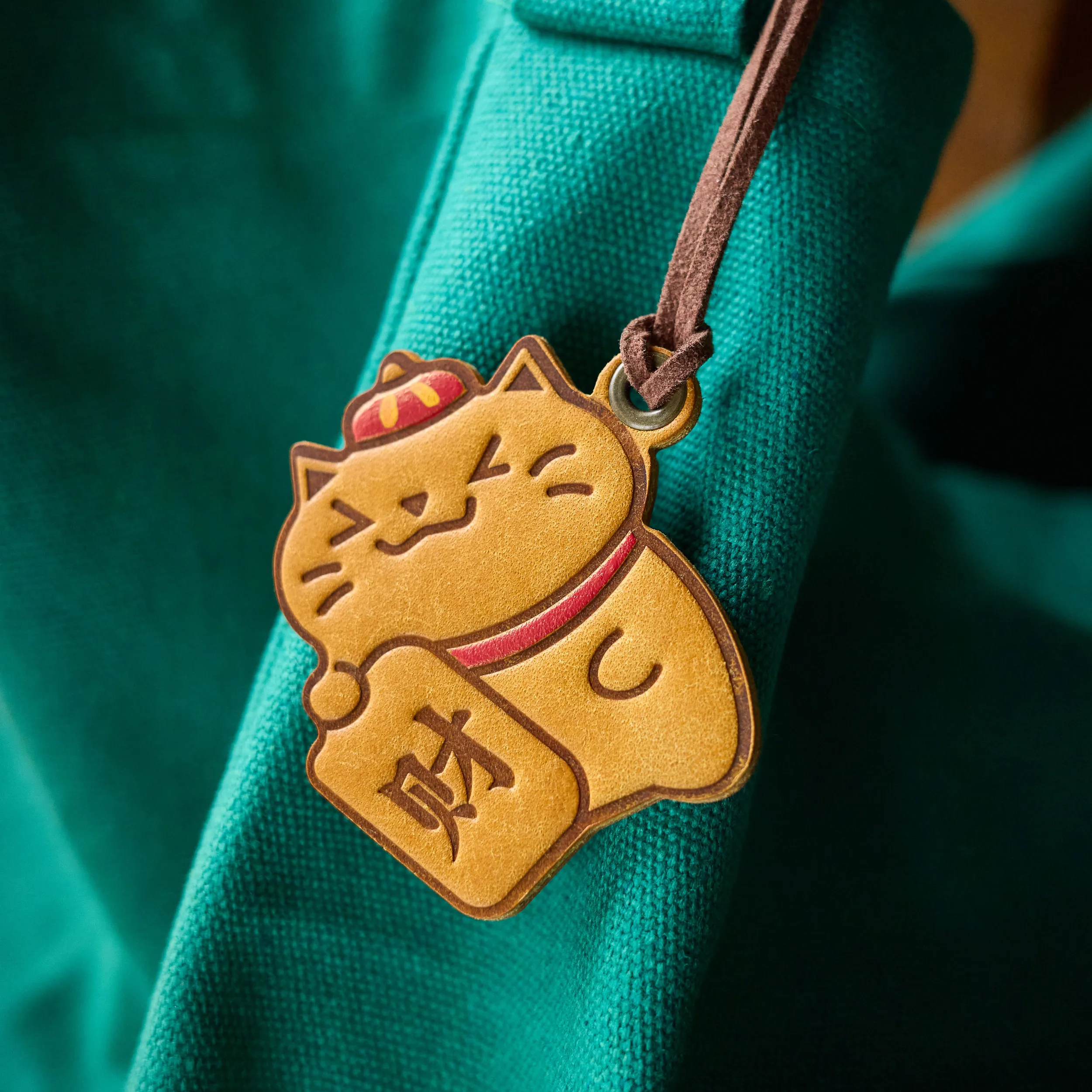 招き猫の新年飾り：お正月手作りおしゃれに最適な可愛いデザインキーホルダー