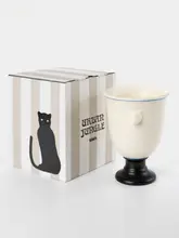 tbh   アーバンビースト 黒豹陶器フラワーベース【浮彫りデザイン・インテリア装飾用】