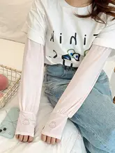 アイススリーブ UVカット 女性用 夏用 ゆったり 透湿 アイスシルク 袖カバー