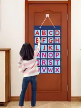 壁掛け式識字カードホルダー【透明・早期教育・子供向け】