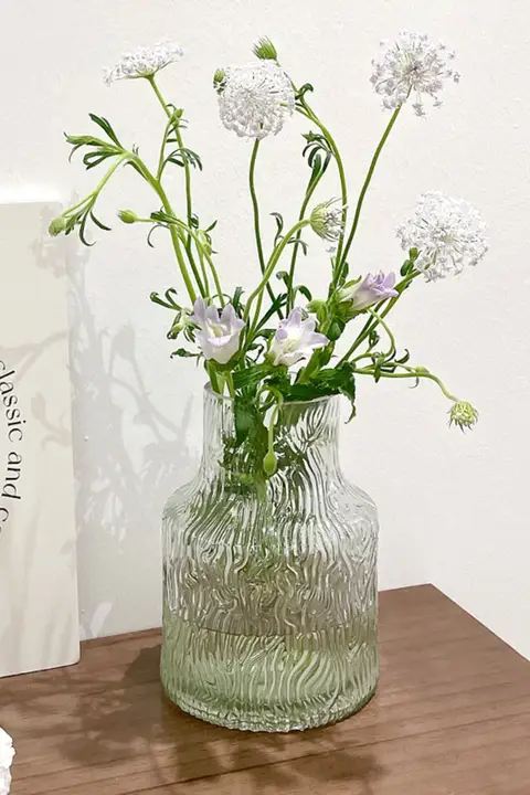 透明ガラス製 魚用鉢【リビング・ダイニング・カフェ用・水耕花瓶】