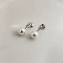 華やかな水晶パールペンダントイヤリング【穴あけ不要・レトロデザイン・高級感】