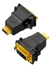 DVIからHDMIへの変換アダプター【双方向対応・デュアルリンク】