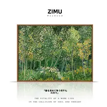 純手描きの中華風オイルペイント【南洋スタイル・現代リビング用】