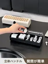 デスクトップ用データケーブル収納ボックス【充電器整理・分けられるデザイン】