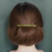 ショートヘア用の後頭部低めポニーテールクリップ【半分留め・ヘアアレンジ】