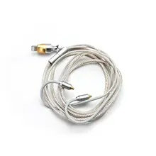Apple Lightning対応ヘッドフォンケーブル【線控マイク付き・極上の柔らかさ】