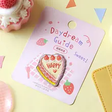 かわいい少女心刺繍入り布製デコレーションシール【自粘着・バッグ・衣服・帽子・スマホ・iPad用】