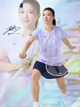 バドミントンウェア【女性用・抗菌・速乾・ショートスリーブ】