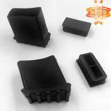 防音・滑り止め付き厚手ラバー製テーブル脚カバー【スクエア・耐摩耗】