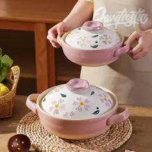 耐熱性の陶器製日本式土鍋【煮込み・炊き込みご飯用】