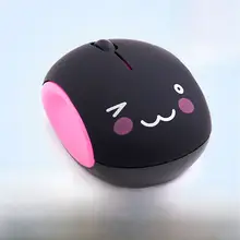 静音の可愛い女性向けカートンデザインのワイヤレスマウス【USB接続・ノートパソコン・デスクトップ兼用】