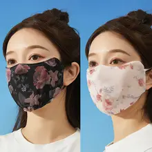 立体デザインの薄型UVカットマスク【透湿・ファッション・アイプロテクション】
