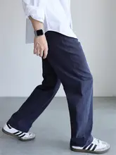 カジュアルビジネスパンツ【純綿・ストレート・フィット・春夏用】