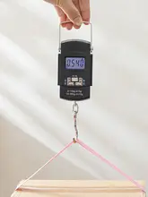 高精度ポータブル電子はかり【家庭用・軽量・フック付き】