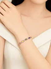 カラフルな手法のブレスレット【女性用・極上の柔らかさ・細部にこだわり】