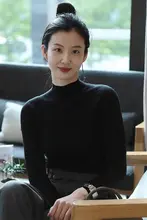 インナー シャツ 女性 ハイネック 秋冬 新作 長袖 ニット おしゃれ 柔らかい